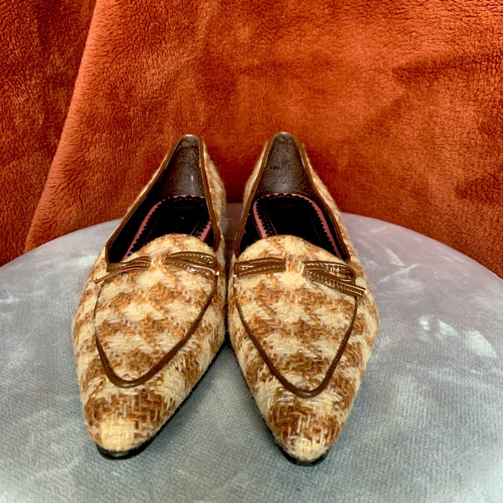Brown print flats |7|